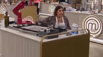 La fuerte caída de Catherine Fulop en MasterChef Celebrity: Me maté