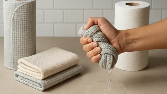 Paños reutilizables: la alternativa al rollo de cocina que ayuda a ahorrar y generar menos residuos