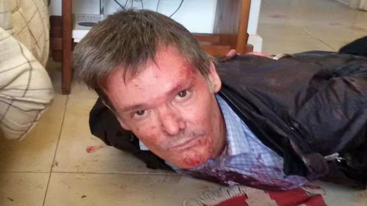El momento de la detención de Fernando Farre tras asesinar a su esposa. (Foto: archivo)