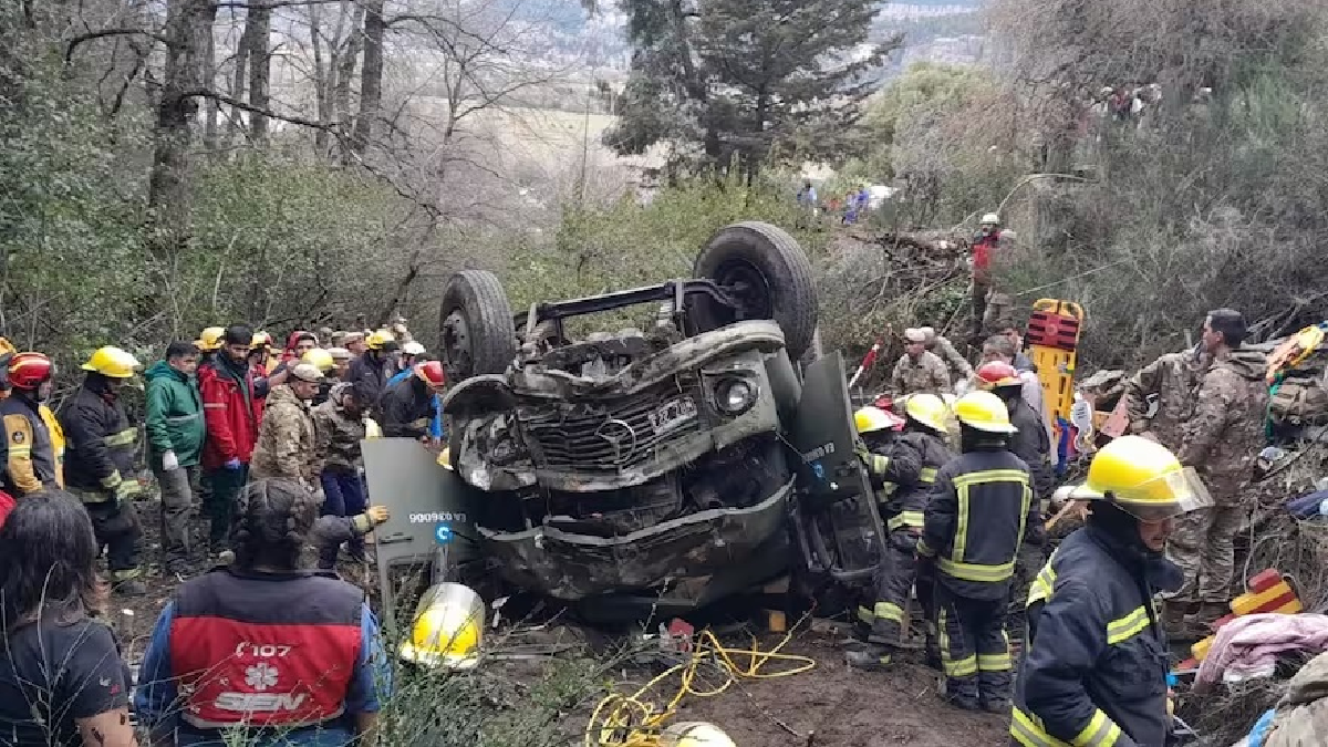 Las cuatro víctimas fatales del accidente del camión del Ejército- (Foto: Infobae) Las cuatro víctimas fatales del accidente del camión del Ejército- (Foto: Infobae)