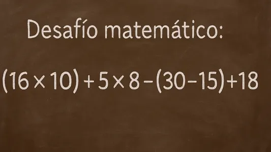 Desafío matemático: ¿en cuánto tiempo lográs resolverlo?