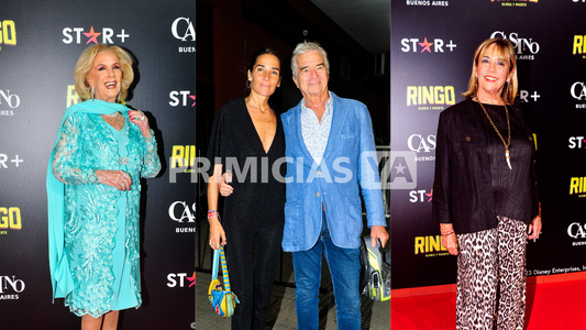 Las fotos de los famosos en la presentación de Ringo. Gloria y muerte: Mirtha Legrand, Juana Viale, Guillermo Coppola y más estrellas