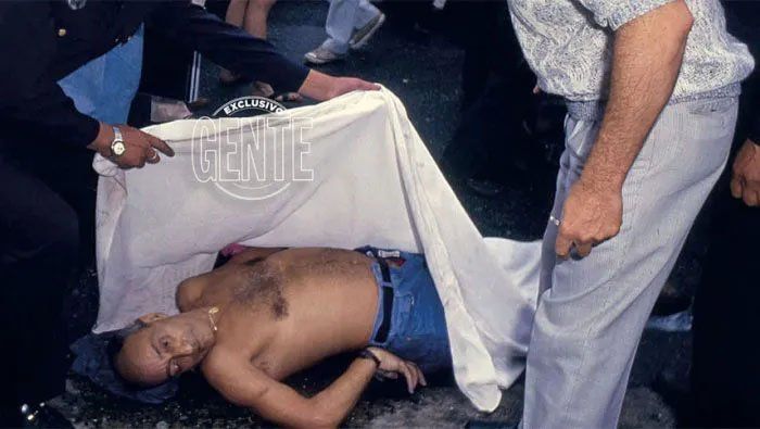 Impactantes fotos de Alberto Olmedo en el día de su muerte
