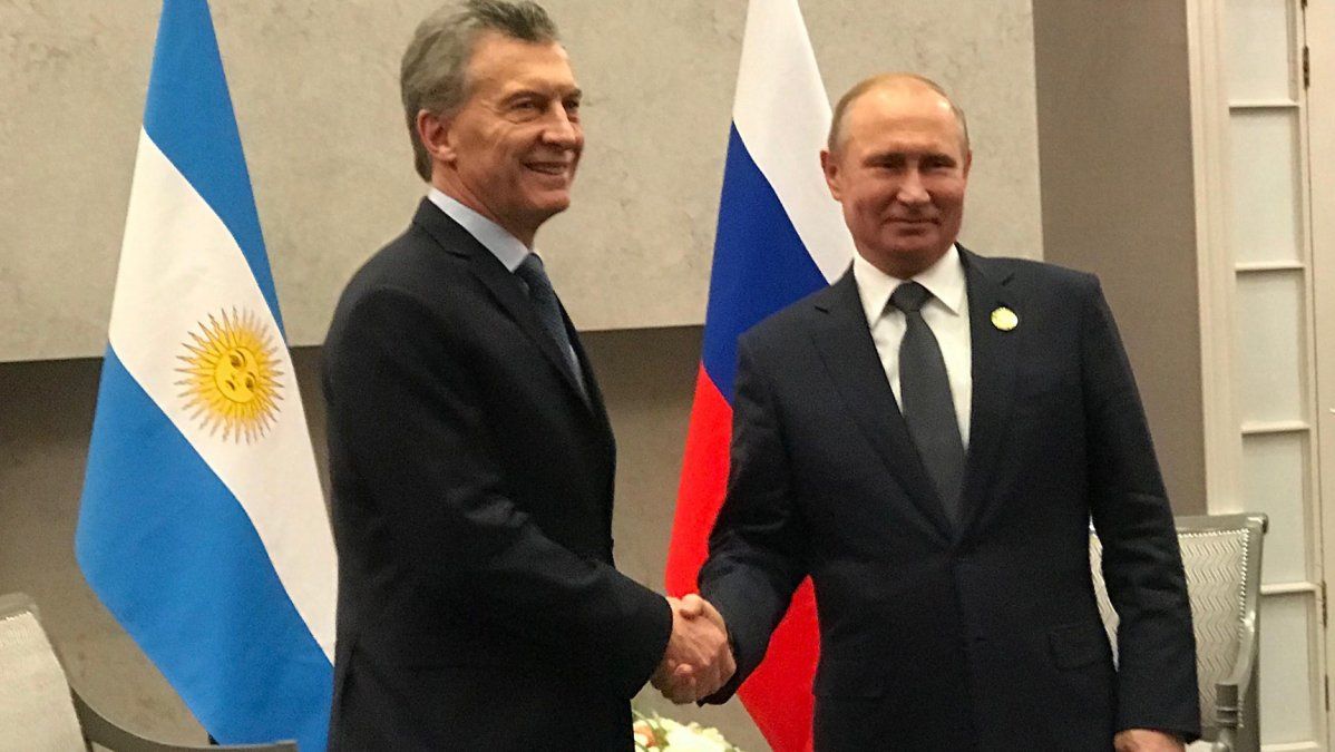 Macri y Putin se reúnen en la Casa Rosada