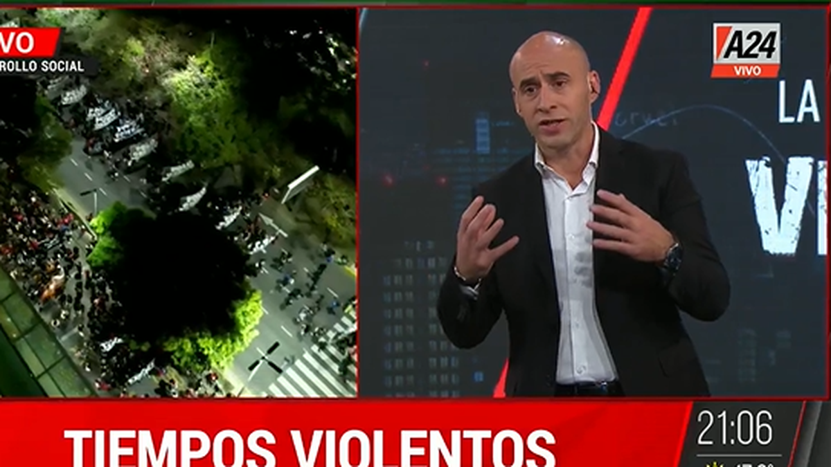 Esteban Trebucq volvió a cargar contra el Gobierno.