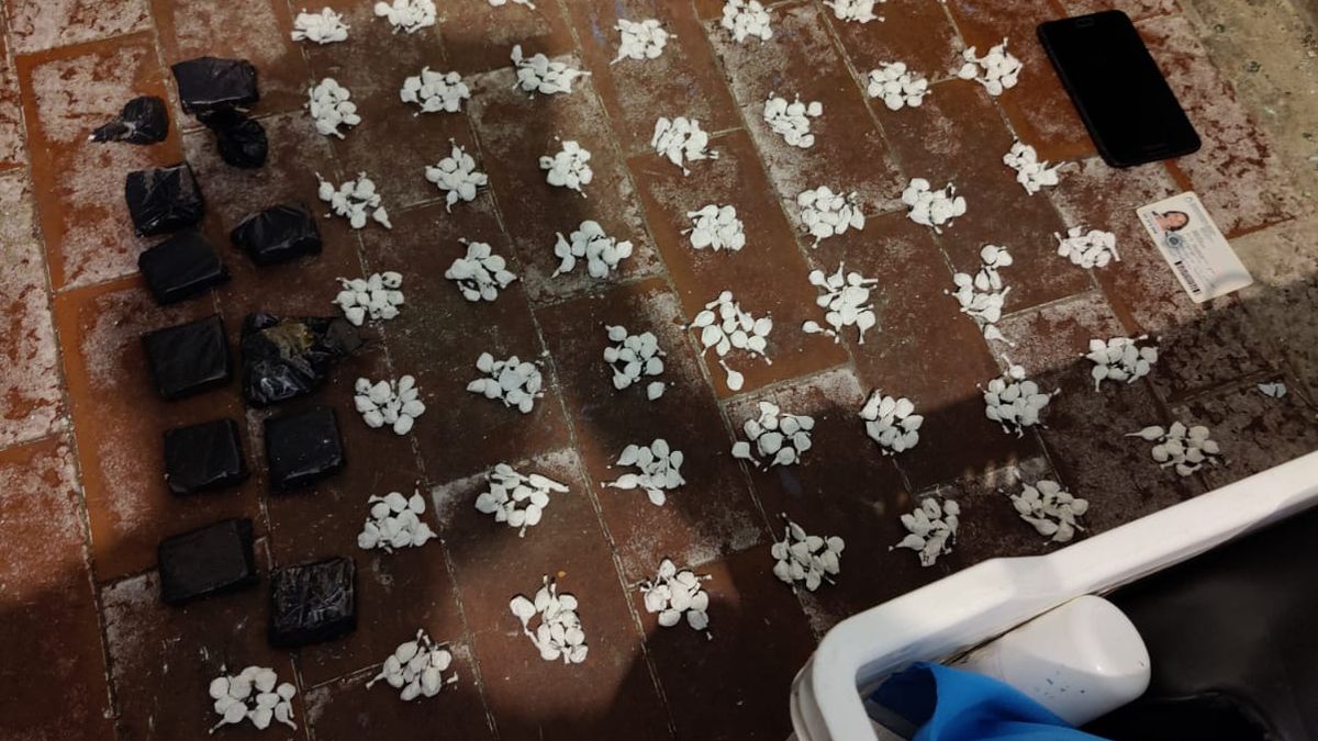 Cayó un bunker narco en Balvanera: 4 detenidos y droga secuestrada (Foto fuente Policía de la Ciudad)