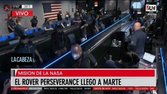 La NASA llegó a Marte con su vehículo Perseverance: buscará rastros de vida antigua