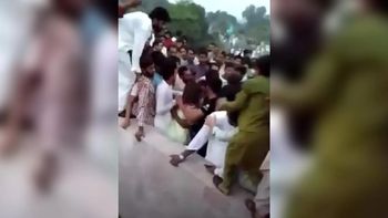 Repudio. El aberrante ataque ocurrió en un parque de la ciudad de Lahore, Pakistán (Foto: captura de pantalla).