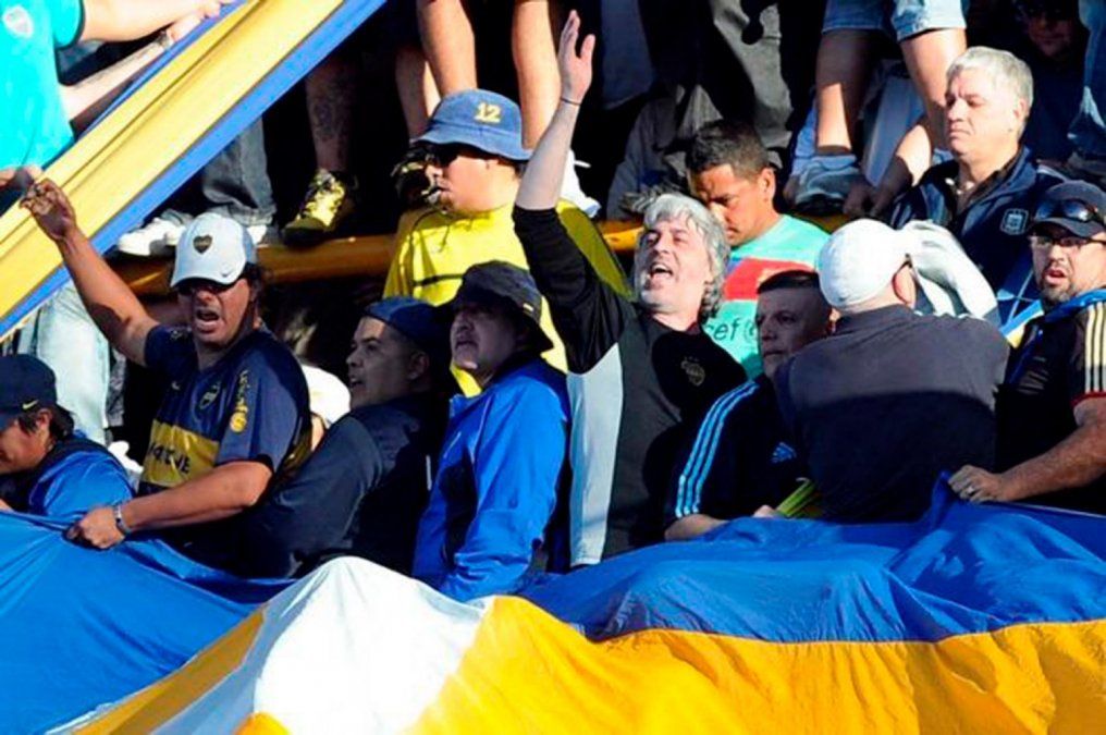 Rafael Di Zeo viajó a Brasil y fue a la cancha a ver a Boca
