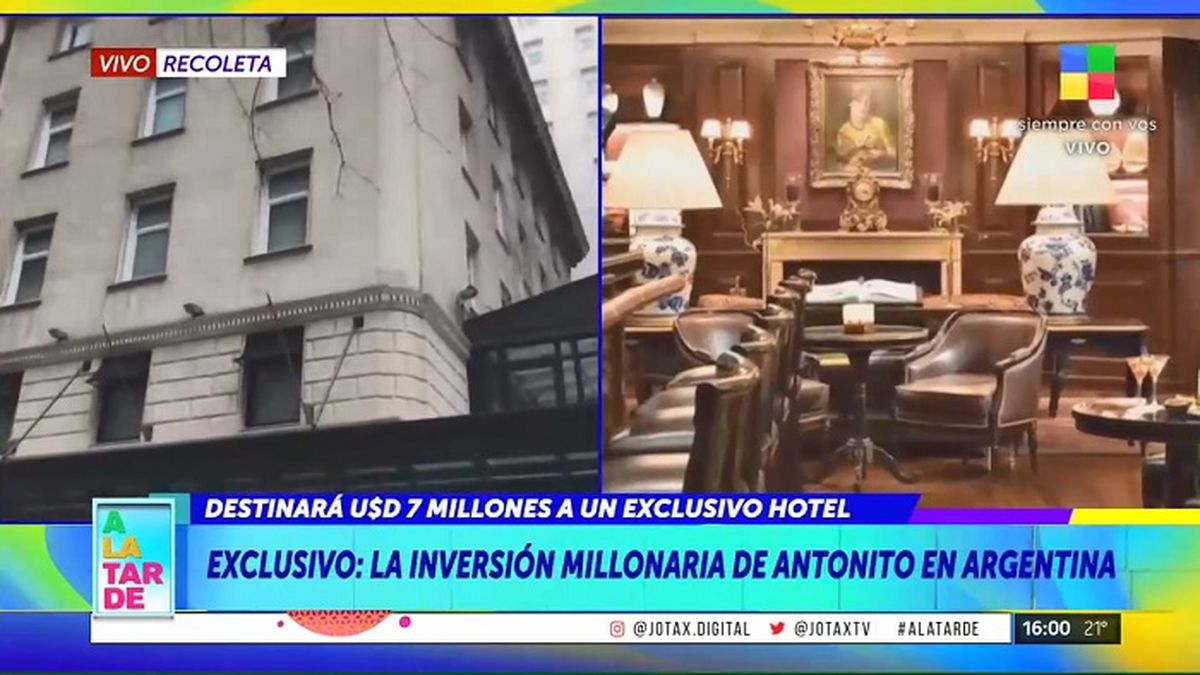 Desde A la tarde (Am&eacute;rica TV) mostraron el hist&oacute;rico edificio en el que Antonio de la R&uacute;a invertir&aacute; 7 millones de d&oacute;lares para montar un hotel 7 estrellas.&nbsp;