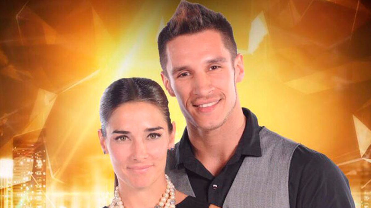 Facundo Arrigoni fue bailarín de Juanita Viale en Showmatch, en 2015.