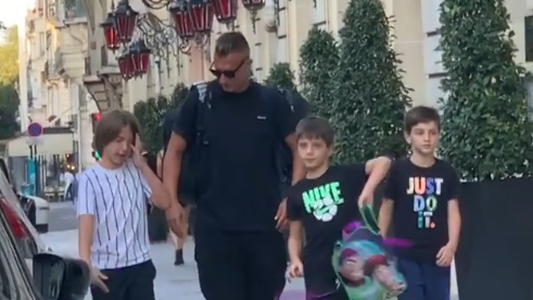 Maxi López compartió un video del reencuentro con sus hijos tras 8 meses y 1900 kilómetros en auto