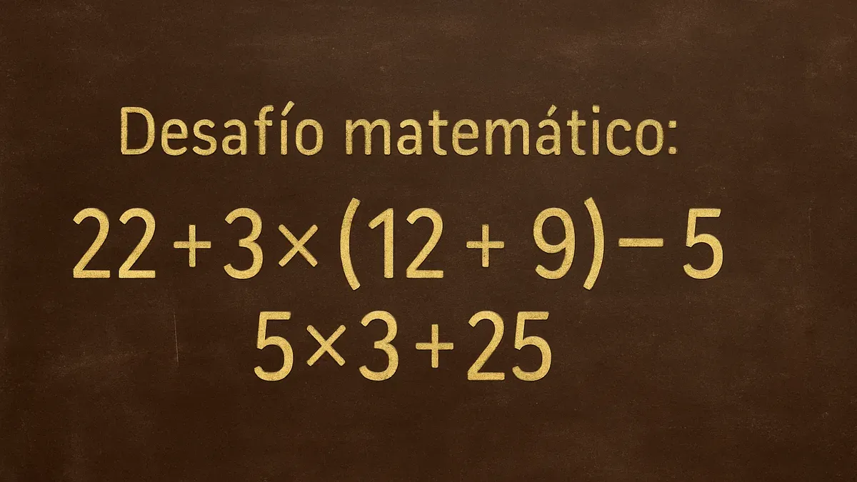 La regla esencial para resolver este desafío matemático es conocido como PEMDAS (por sus siglas en inglés) o jerarquía de operaciones.