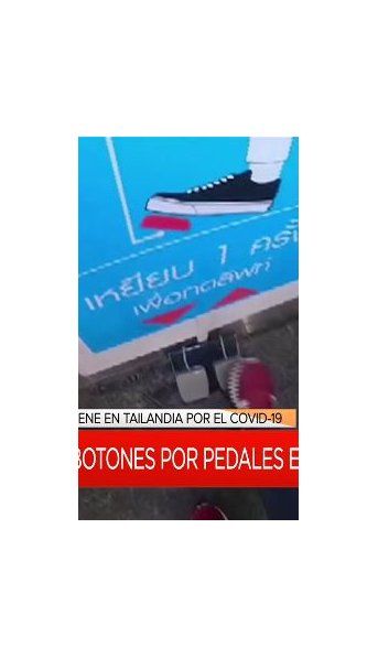 Crearon un sistema que cambia los botones de ascensores por pedales