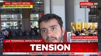 Tensión al aire: un hombre estornudó cerca de un cronista y le dijo que tenía Coronavirus