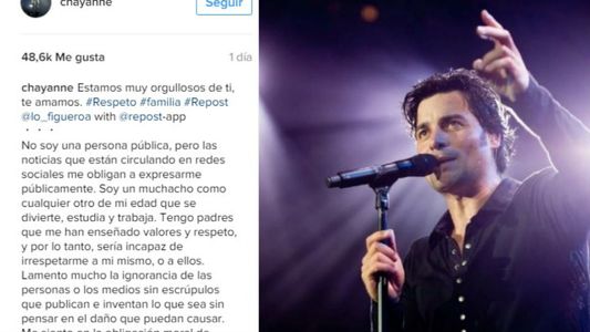 Chayanne bancó a su hijo en medio del escándalo por el video sexual
