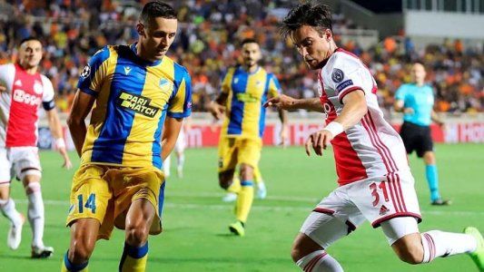 Champions League: Tagliafico y Lisandro Martínez fueron titulares en el empate entre Ajax y APOEL