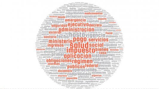 Cuáles son las palabras que más se repiten en el proyecto de Ley de Emergencia