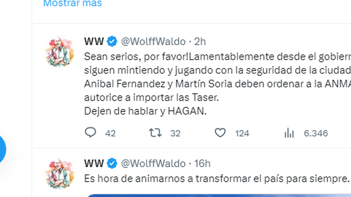 El descargo en Twitter de  Waldo Wolff, secretario de Asuntos Públicos porteño (Foto: Twitter Waldo Wolff).