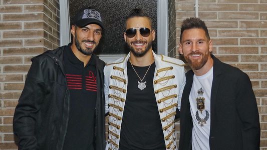 Maluma y Leo Messi se reencontraron en Barcelona