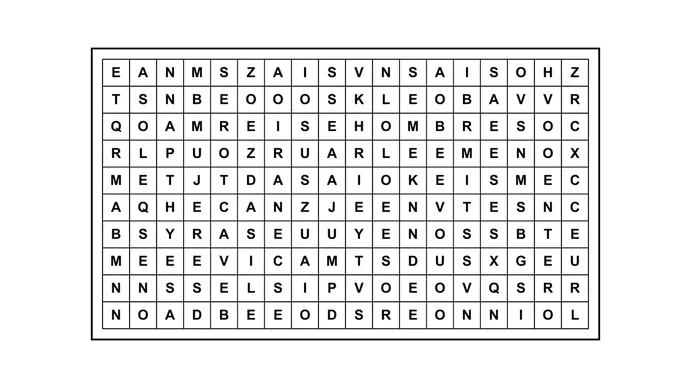 Encontrá la frase escondida: el reto de sopa de letras con una cita célebre
