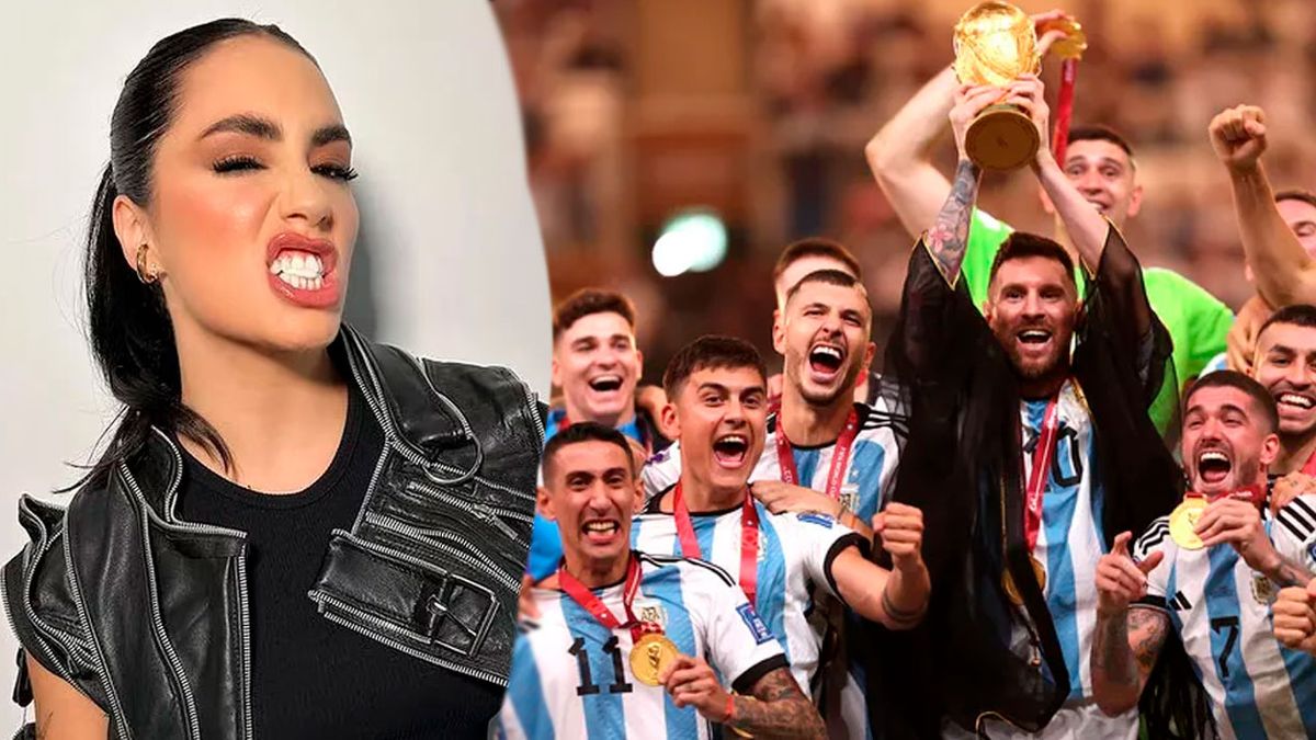 Lali Espósito confesó a qué jugador de la Selección le da