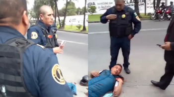 Un motochorro falló en un robo, se disparó a propósito y terminó llorando: Llévenme a que me curen