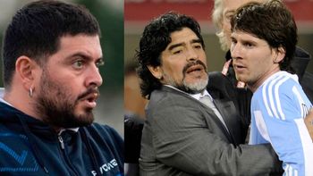 Diego Maradona Jr., enojado, explicó por qué no deben comparar a su papá con Lionel Messi