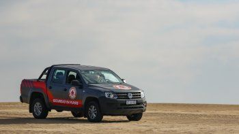 Amarok, pick up oficial de la Seguridad de Playas