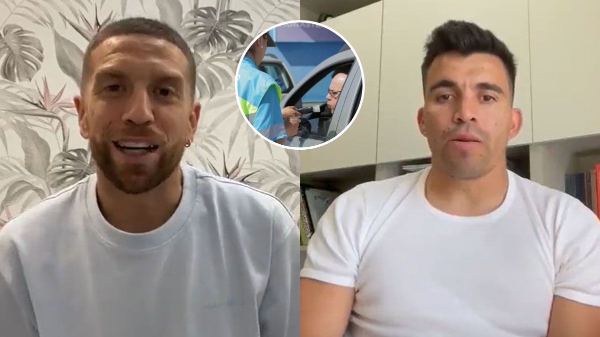 Papu Gómez y Marcos Acuña