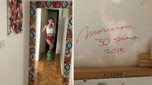 Jimena Barón contó en detalle la conmovedora historia del cuadro pintado por su hijo Morrison