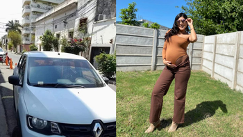 Llegó al hospital para tener a su bebé y dejó un conmovedor mensaje para que no se llevaran el auto
