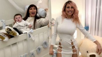 Moria Casán visitó a Vicky Xipolitakis: ¡Y se metió en la cuna de Salvador Uriel!
