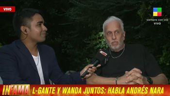 Andrés Nara y su frase sobre L-Gante en plena reconciliación con Wanda: Son...