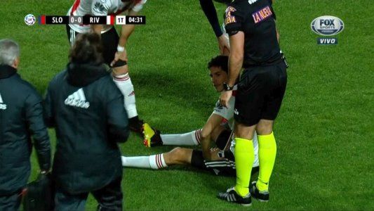 Alivio para Gallardo: Nacho Fernández no se desgarró y tiene fe en volver pronto a estar disponible