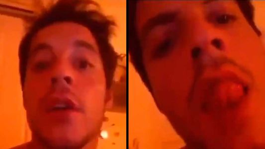 Se filtró un video íntimo de Francisco Delgado al desnudo