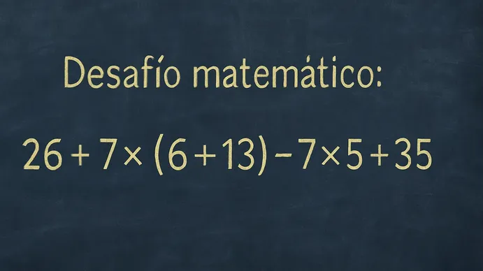 Desafío matemático: ¿en cuánto tiempo lo podés resolver?
