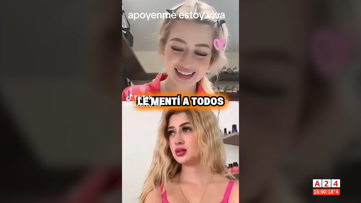 El video de la influencer asesinada, hecho con IA, que sorprendi&oacute; al mundo de las redes sociales.