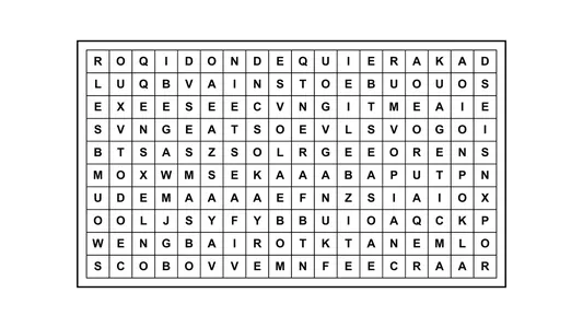 Encontrá la frase escondida: una cita célebre oculta en la sopa de letras