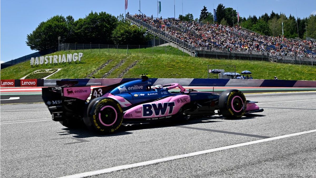 Complicaciones en Spielberg: Franco Colapinto perdió ritmo con el Alpine en la segunda práctica del GP de Austria