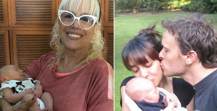 Valeria Lynch presentó a su nieto Benicio