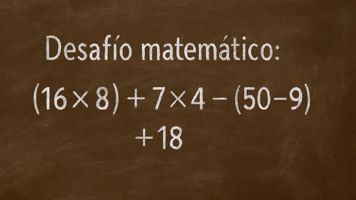 La regla esencial para resolver este desafío matemático es conocido como PEMDAS (por sus siglas en inglés) o jerarquía de operaciones.
