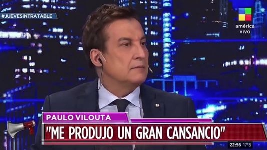 Paulo Vilouta volvió a la tevé tras el Covid-19: Es un virus que genera mucha soledad