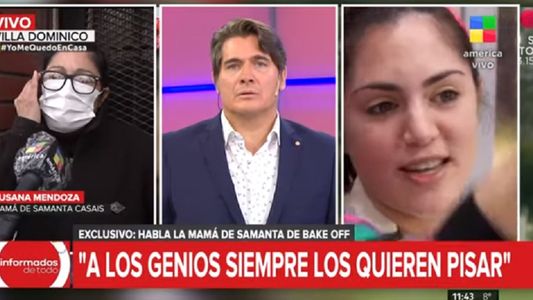 La mamá de Samanta, tras la polémica final de Bake Off: Con la plata iba hacer un curso de pastelería