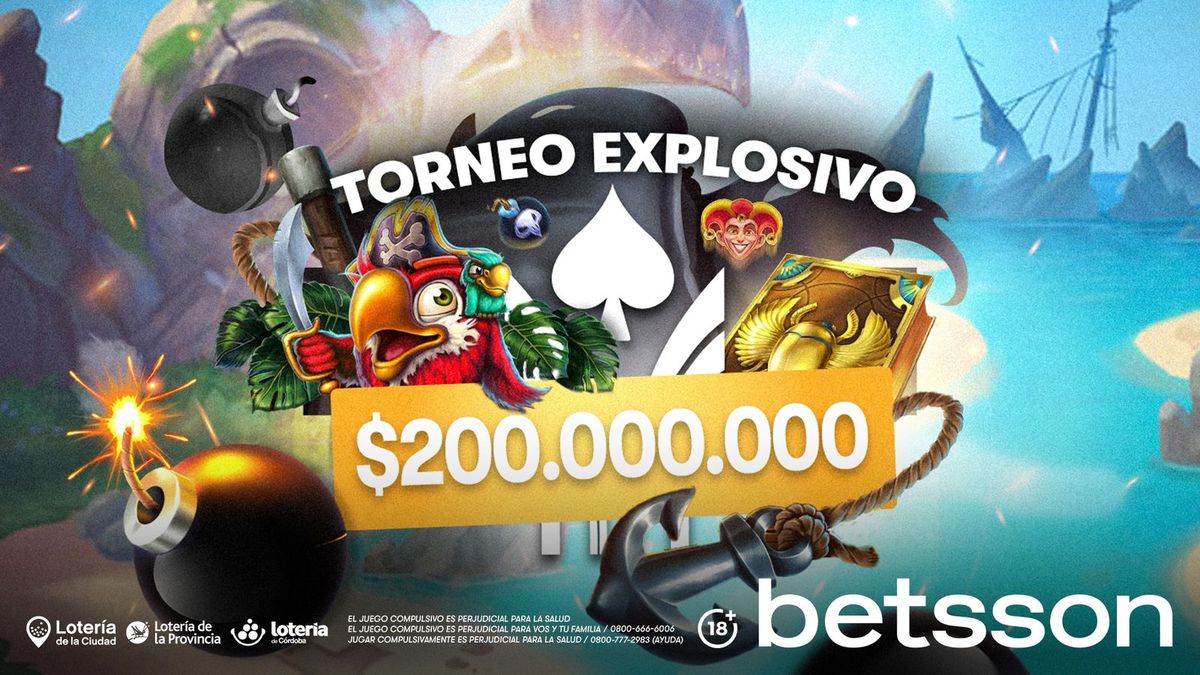 Para su oferta de Casino online, Betsson también implementó el “Torneo explosivo”, que también cuenta con un pozo acumulado de 200 millones de pesos, Para su oferta de Casino online, Betsson también implementó el “Torneo explosivo”, que también cuenta con un pozo acumulado de 200 millones de pesos,