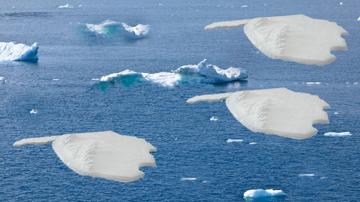La Antártida perdió la superficie de hielo comparable a tres provincias de Buenos Aires. (Foto: A24.com)