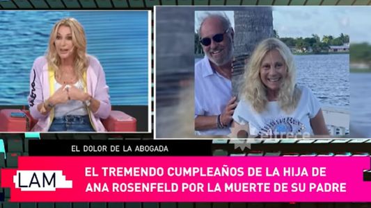 Yanina Latorre sobre el difícil momento de Ana Rosenfeld tras la muerte de su marido: No sabe cómo va a hacer para seguir viviendo