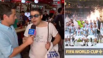La venganza de un periodista chileno con un hincha argentino que celebraba el Mundial