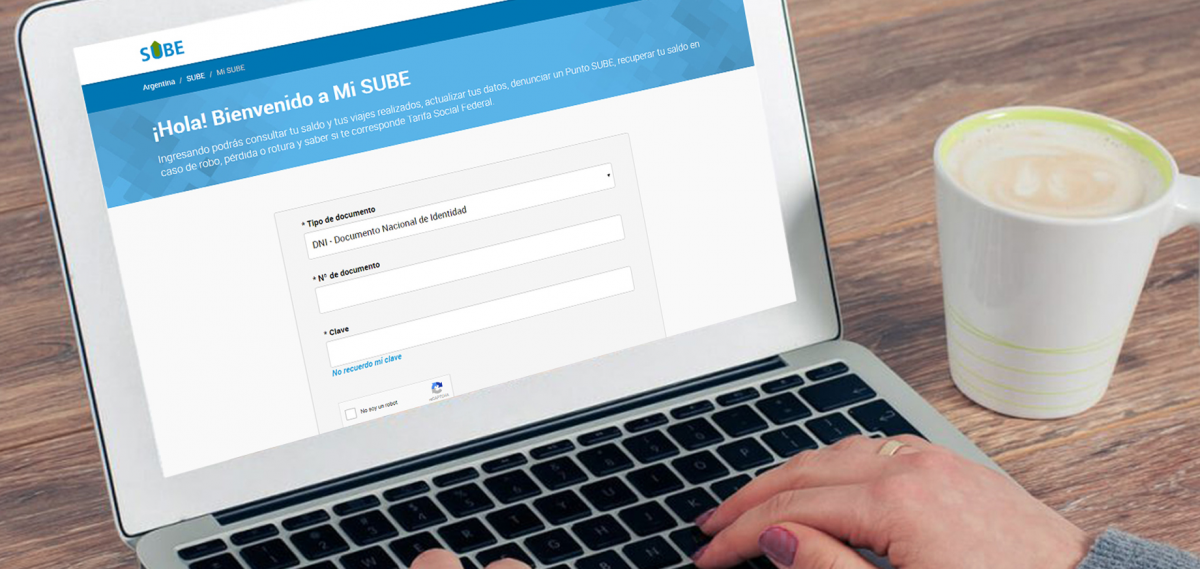 Registrar SUBE comprada: paso a paso en la web
