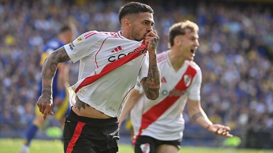 Manuel Lanzini volvió a gritar en La Bombonera: el gol para poner en ventaja a River ante Boca